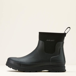 boots imperméables homme ARIAT Kelmarsh Shortie Rubber Black