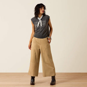 ARIAT - T Shirt femme DALLAS CROPPED - motifs western