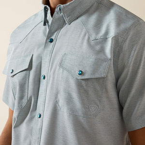 Chemise western homme ARIAT Venttek - Blue Heather
