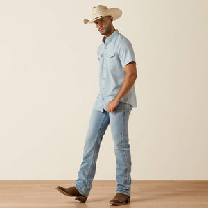 Chemise western homme ARIAT Venttek - Blue Heather