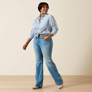 CHEMISE western femme ARIAT Billie Jean - Ashleight Blue Krysral Southwest