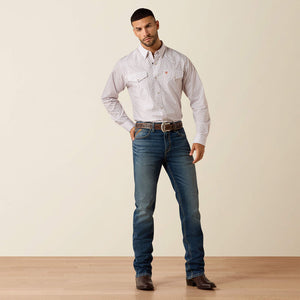 Chemise western homme ARIAT Tony - White Géo Print