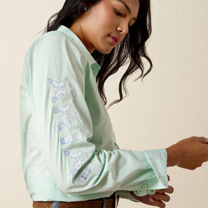 Chemise western femme ARIAT Kirby - Dusty Aqua