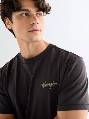 T-Shirt homme WRANGLER GRAPHIC Black