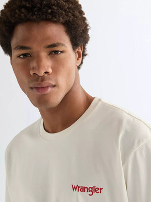T-Shirt homme WRANGLER VINTAGE Worn White
