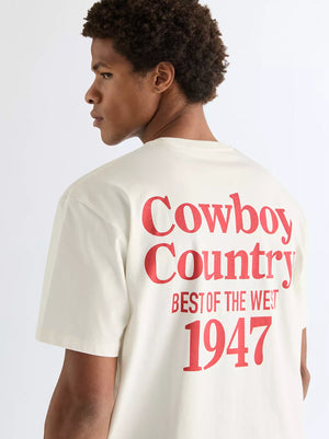 T-Shirt homme WRANGLER VINTAGE Worn White