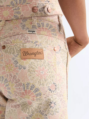 short femme WRANGLER COWBOY 5INCH Firework Floral