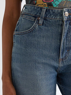 short femme WRANGLER COWBOY 5INCH Summer Haze