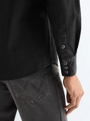 Chemise en jeans homme WRANGLER WESTERN Rinse Black