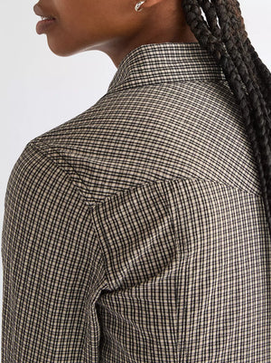 Chemise à carreaux femme WRANGLER WESTERN black