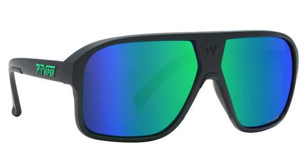 LUNETTES PIT VIPER THE EXEC flight optics polarized blue-green