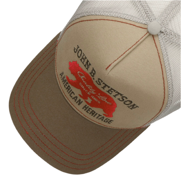 CASQUETTE  STETSON Trucker JBS-Bear - beige