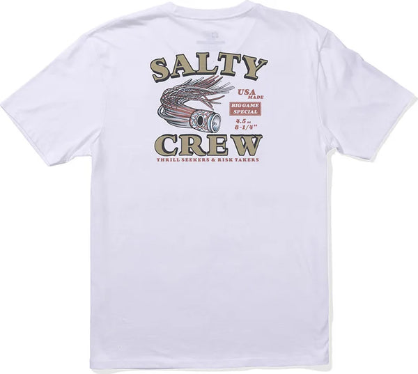 T Shirt SALTY CREW Lured Classic SS White