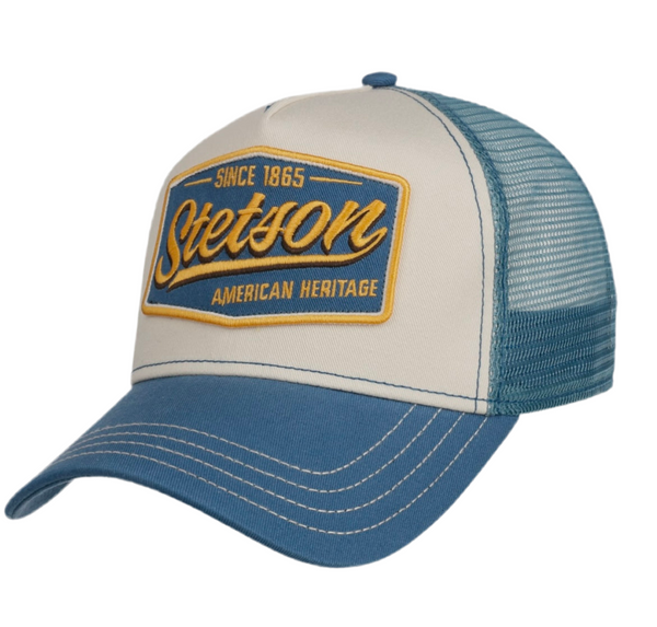 CASQUETTE  STETSON Trucker Since 1865 Vintage - bleu