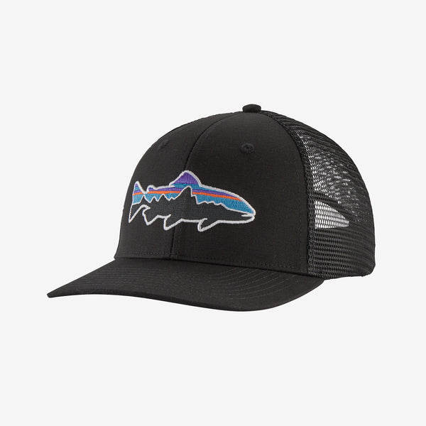 PATAGONIA Fitz Roy Trout Trucker Hat (BLK)