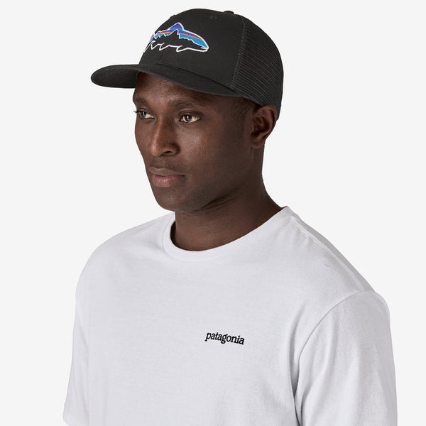 PATAGONIA Fitz Roy Trout Trucker Hat (BLK)