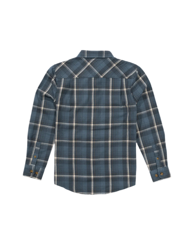 CHEMISE SALTY CREW DAYBREAK FLANNEL - CHANNEL BLUE