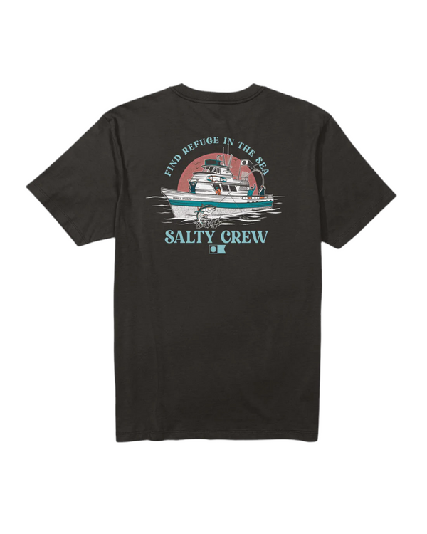 T Shirt SALTY CREW DAY CHARTER BLACK