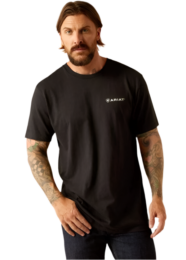 Men’s ARIAT T-SHIRT BIG SKY FREEDOM black