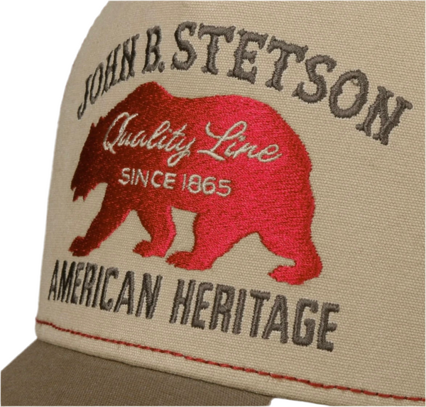 CASQUETTE  STETSON Trucker JBS-Bear - beige