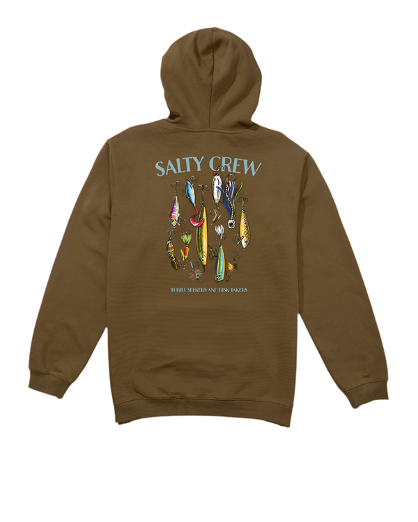 Sweat-shirt SALTY CREW LURE GEAR FLEECE TEAK