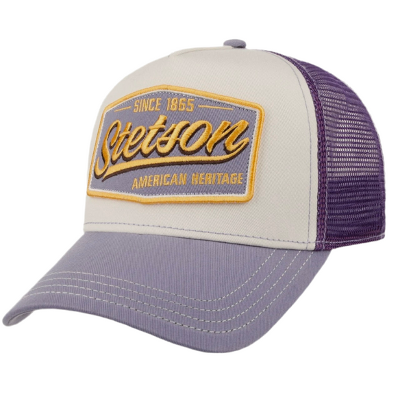 CASQUETTE  STETSON Trucker Since 1865 Vintage - lilas