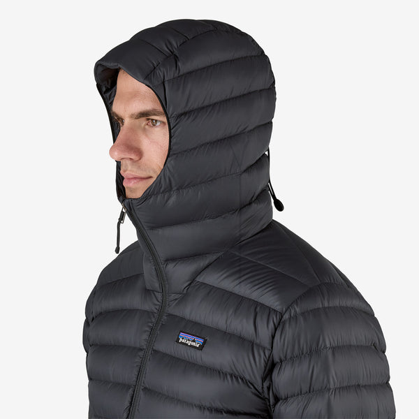 Men's Down Sweater™ Hoody (BLACK)