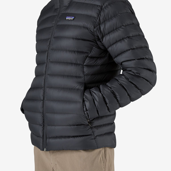 Men's Down Sweater™ Hoody (BLACK)