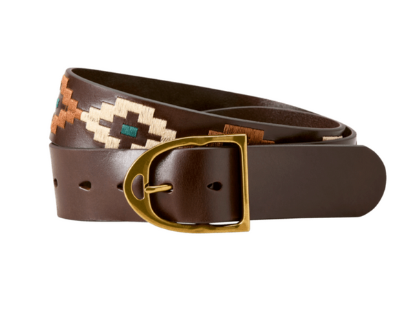 WOMENS ARIAT RIO Belt (DARK BROWN)