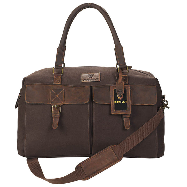 Sac ARIAT Canvas Duffle (BRN)