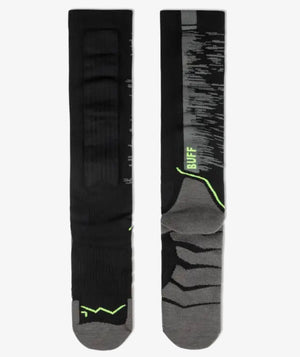 CHAUSSETTES BUFF MÉRINO HEAVY WEIGHT OVER THE CALF - BLACK