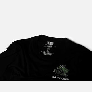 T Shirt SALTY CREW  ANGLER FISH MONSTER  -  BLACK