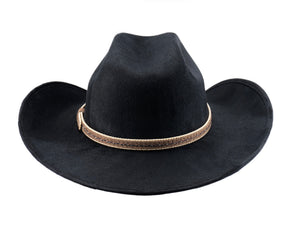 CHAPEAU WESTERN ENFANT  BULLHIDE GARLAND - black