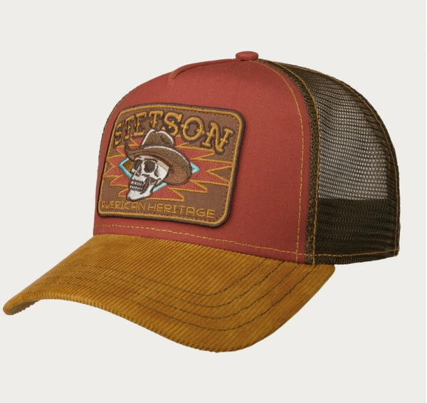 CASQUETTE  STETSON Trucker Cowboy Skull