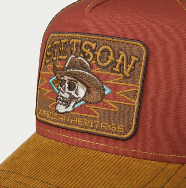 CASQUETTE  STETSON Trucker Cowboy Skull
