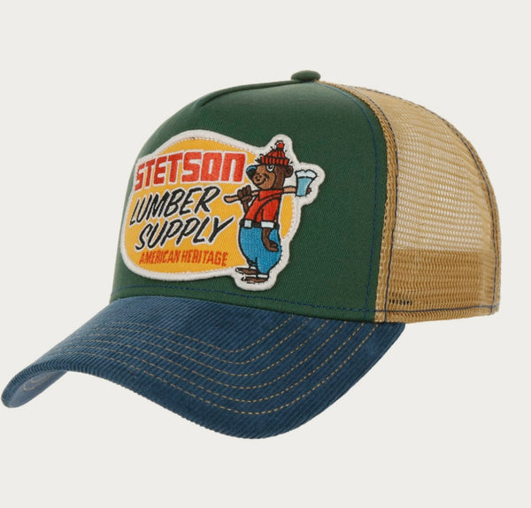 CASQUETTE STETSON LUMBER SUPPLY - verte