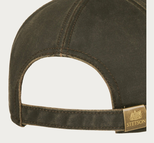 CASQUETTE STETSON baseball leather patch - verte