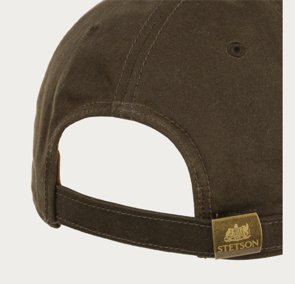 CASQUETTE STETSON baseball waxed - verte