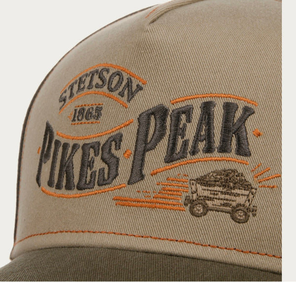 CASQUETTE STETSON TRUCKER PIKES PEAK - GRISE