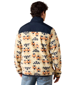 SWEAT POLAIRE HOMME  ARIAT  Basis Fleece Pullover - OXFORD TAN ARROW