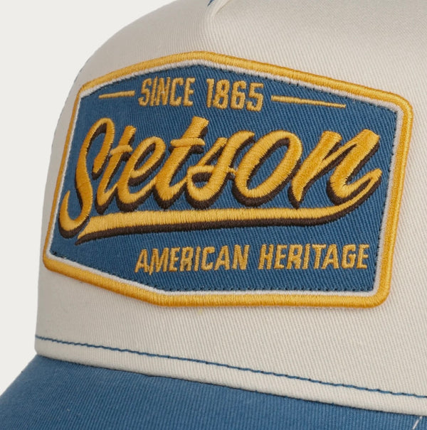 CASQUETTE  STETSON Trucker Since 1865 Vintage - bleu