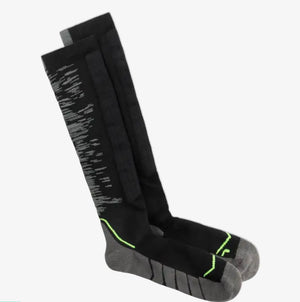 CHAUSSETTES BUFF MÉRINO HEAVY WEIGHT OVER THE CALF - BLACK