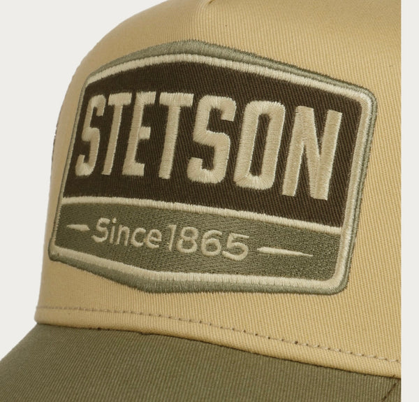 CASQUETTE STETSON TRUCKER GASOLINE - verte