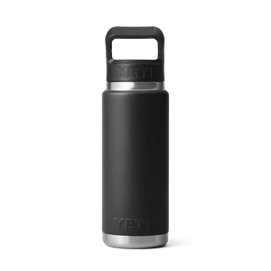 BOUTEILLE YETI RAMBLER 26OZ (760ml) STRAW bouchon paille (NOIR)