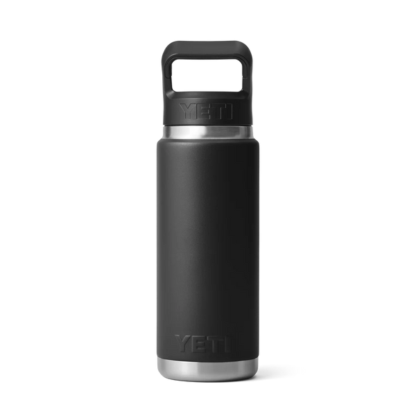 BOUTEILLE YETI RAMBLER 26OZ (760ml) STRAW bouchon paille (NOIR)
