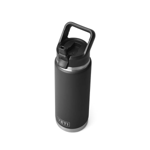 BOUTEILLE YETI RAMBLER 26OZ (760ml) STRAW bouchon paille (NOIR)