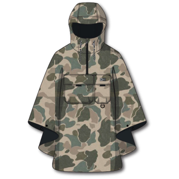 SALTY CREW DELTA PONCHO DE PLUIE -SAND CAMO