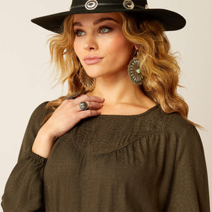 TOP femme ARIAT CROC JACQUARD
