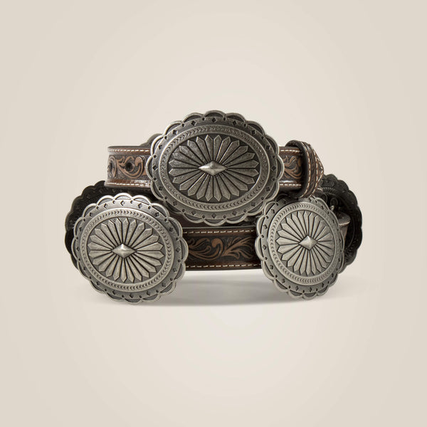 CEINTURE ARIAT OVAL CONCHO BELT