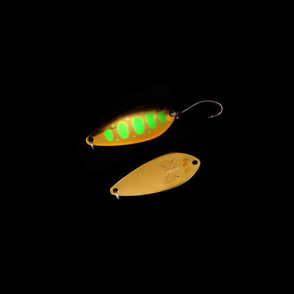 CUILLÈRE ONDULANTE MORPHO ONYX 3,5g - GREEN FLASH SPOT